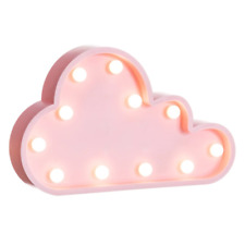 Lampe déco nuage rose pour