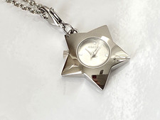 Collier montre AGATHA Argenté forme Etoile NEUF !