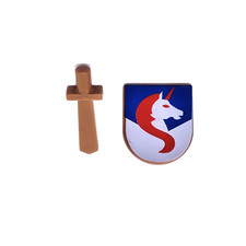 PLAYMOBIL * ENFANTS * Petite Epée Bois et Bouclier Licorne Jouet 4333 6252 6807