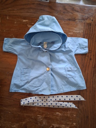 Ancien manteau poupée avec - ancien,