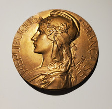 MEDAILLE en bronze Doré