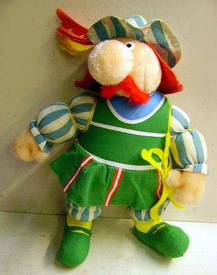 Peluche obelix mousquetaire - peluche,