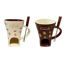 Tasse à fondue avec