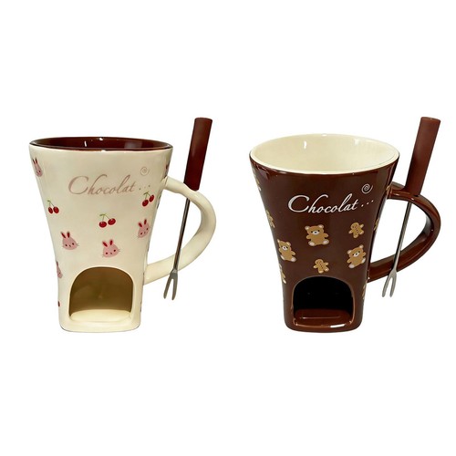 Tasse fondue avec - tasse,