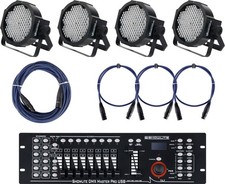 Rgb led lumière par jeux - 4x,