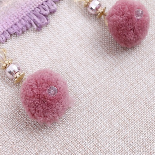 Frange pompons en - frange,