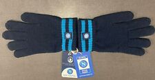 Gants Laine Ssc Napoli Enzo Castellano Bleu Adulte Hiver Chaud Football Tifoso