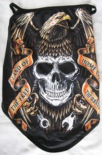 CACHE COU - COUPE VENT  - BIKER MASQUE - FACE COVER MASK SKULL - Ref.01