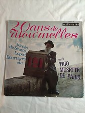 N614 Vinyle 33 tours 20 ans de ritournelles musette de Paris vintage musique