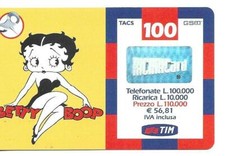 RARE / CARTE TELEPHONIQUE - BETTY BOOP : COMICS BD / PHONECARD TELEFONKARTE