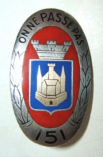 Insigne 151 regiment - du,