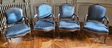 suite de 4 fauteuils