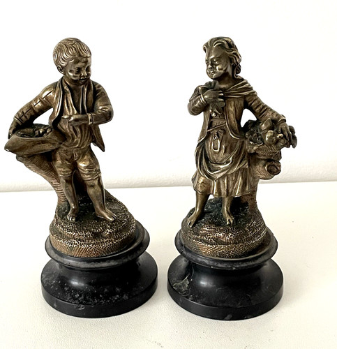 Lot sculptures en bronze - de,