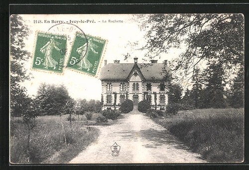Cpa ivoy pré ruchette - ivoy-le-pré,,