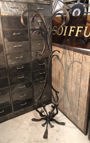 Lampadaire fer forgé style - lampadaire, en