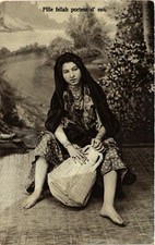 CPA AK Fille fellah porteur d'eau EGYPT (823192)