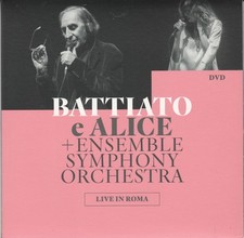 DVD BATTIATO et ALICE + ENSEMBLE ORCHESTRA SYMPHONY LIVE IN ROME comme nouvea...