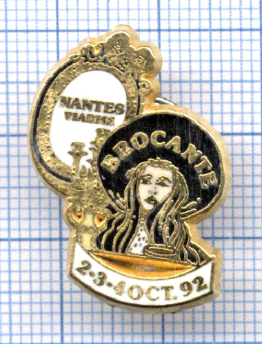Pin brocante nantes - pin's,