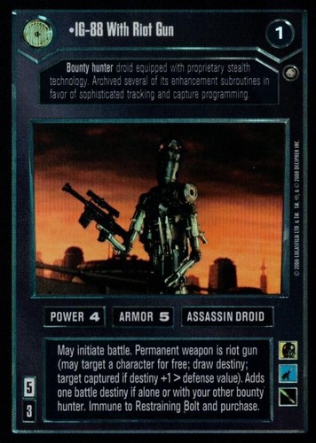 With riot gun foil - ig-88,
