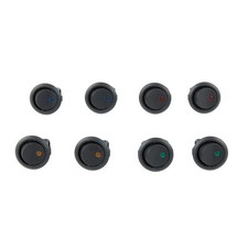 Interrupteurs à bascule bateau SPST étanche 12V 2 pôles 8pcs bouton neuf