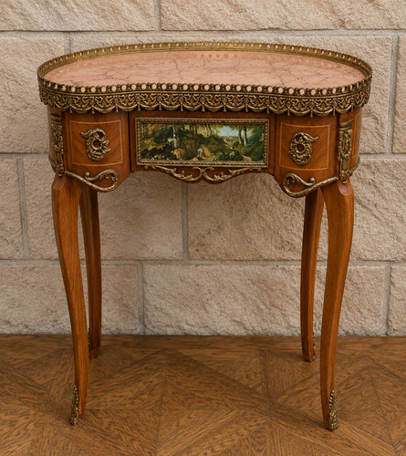 Bureau haricot style louis - haricot,