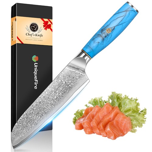 7inch damascus steel kitchen - steel,