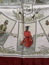 foulard carré Hermes La Tenue De Veinerie