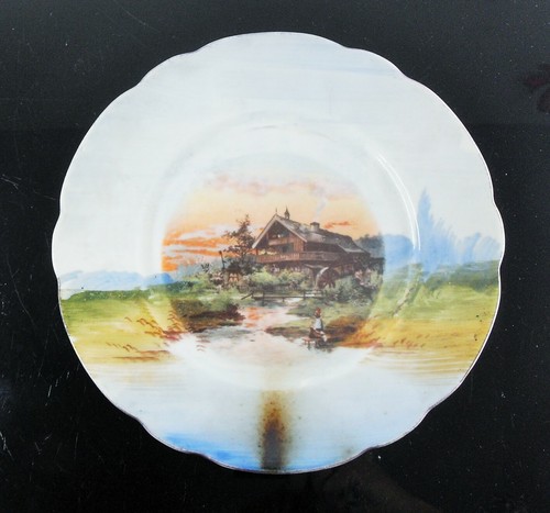 Ancienne assiette plat - plat, en