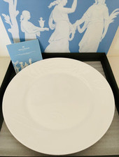 Assiette à dîner Wedgwood Nature 27 cm en os blanc Chine Angleterre avec boîte