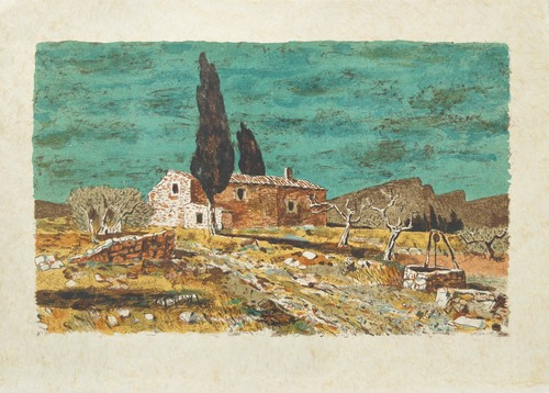 Roland oudot lithographie - roland,