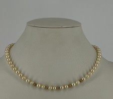 Collier perles de culture or