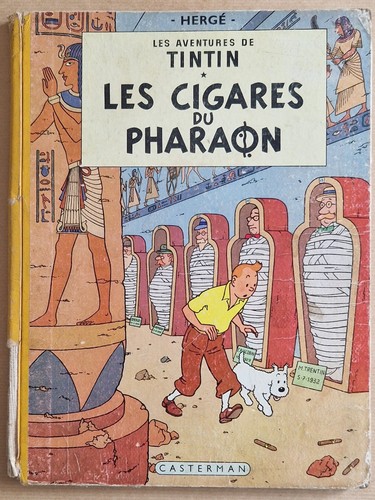 Tintin herge les cigares - tintin,