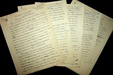 ✒ MANUSCRIT aut. André CHAUMEIX écrivain - article sur LAMARTINE