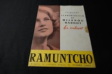 ramuntcho   Pierre Schoendoerffer  Mijanou Bardot dossier presse 1958