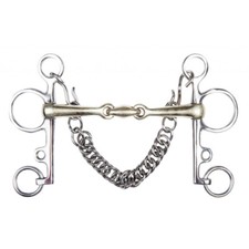 Mors Pelham en maillechort, 16