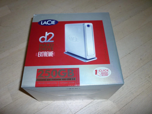 Boite vide lacie hard - vide,