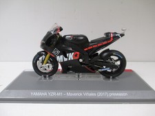MOTO GP YAMAHA YZR M1 VINALES 2017 N° 25 PRESEASON par COLLECTION ALTAYA 1/18