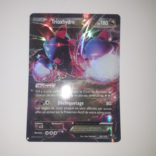 Carte pokemon trioxhydre - pokemon,