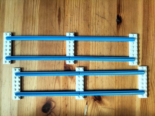 Rails droite 6 - +, supports