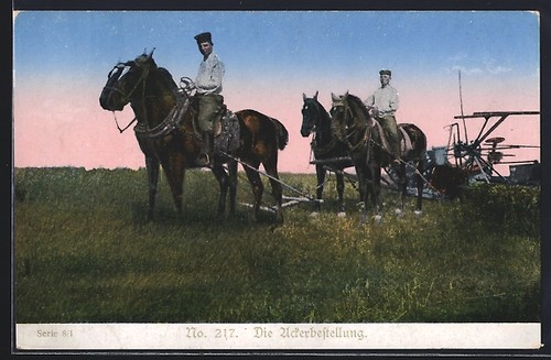 Carte postale soldats - , avec