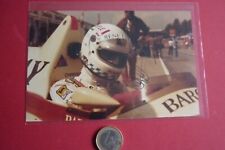 PHOTO AUTOMOBILE  /  " F1  C.DANNER  DEDICASSE "    15,1 CM X 9,9 CM