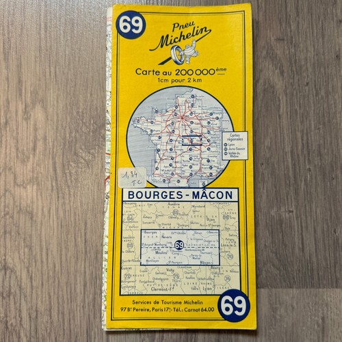 Carte routière michelin - routière, 69