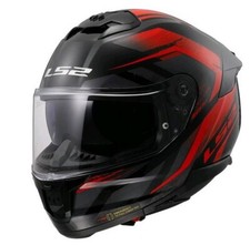 Neuf : Casque Moto LS2 - Intégral FF808  STREAM II -Fury Black Red - Taille : L
