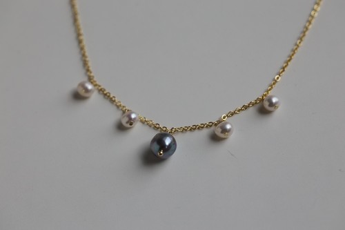 Collier gold filled - collier, perle