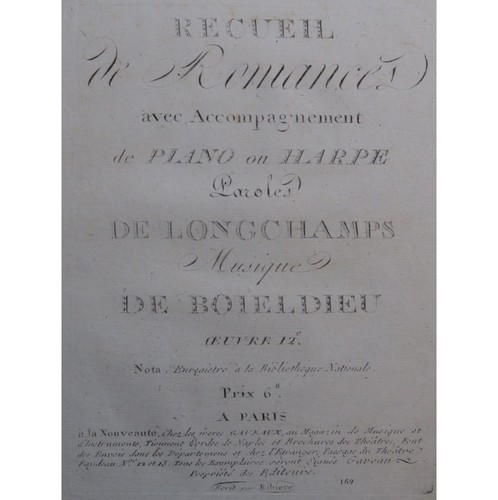 Boieldieu adrien recueil - boieldieu,