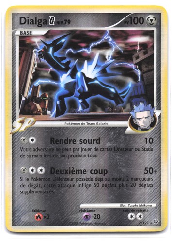 Carte pokémon dialga - carte,