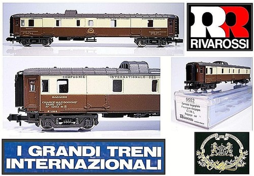 Rivarossi 9552 voiture postale - rivarossi,