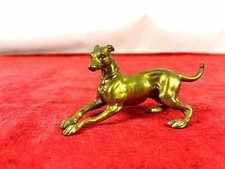 WHIPPET. BRONZE. MINIATURE ATTRIBUÉE DE VIENNE. XIXÈME SIÈCLE.