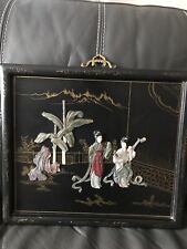 TABLEAU CHINOIS BOIS LAQUE