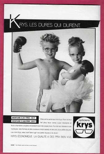 Publicité papier lunettes - -,